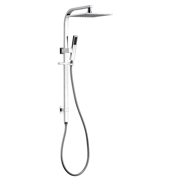 Rail Shower with Overhead